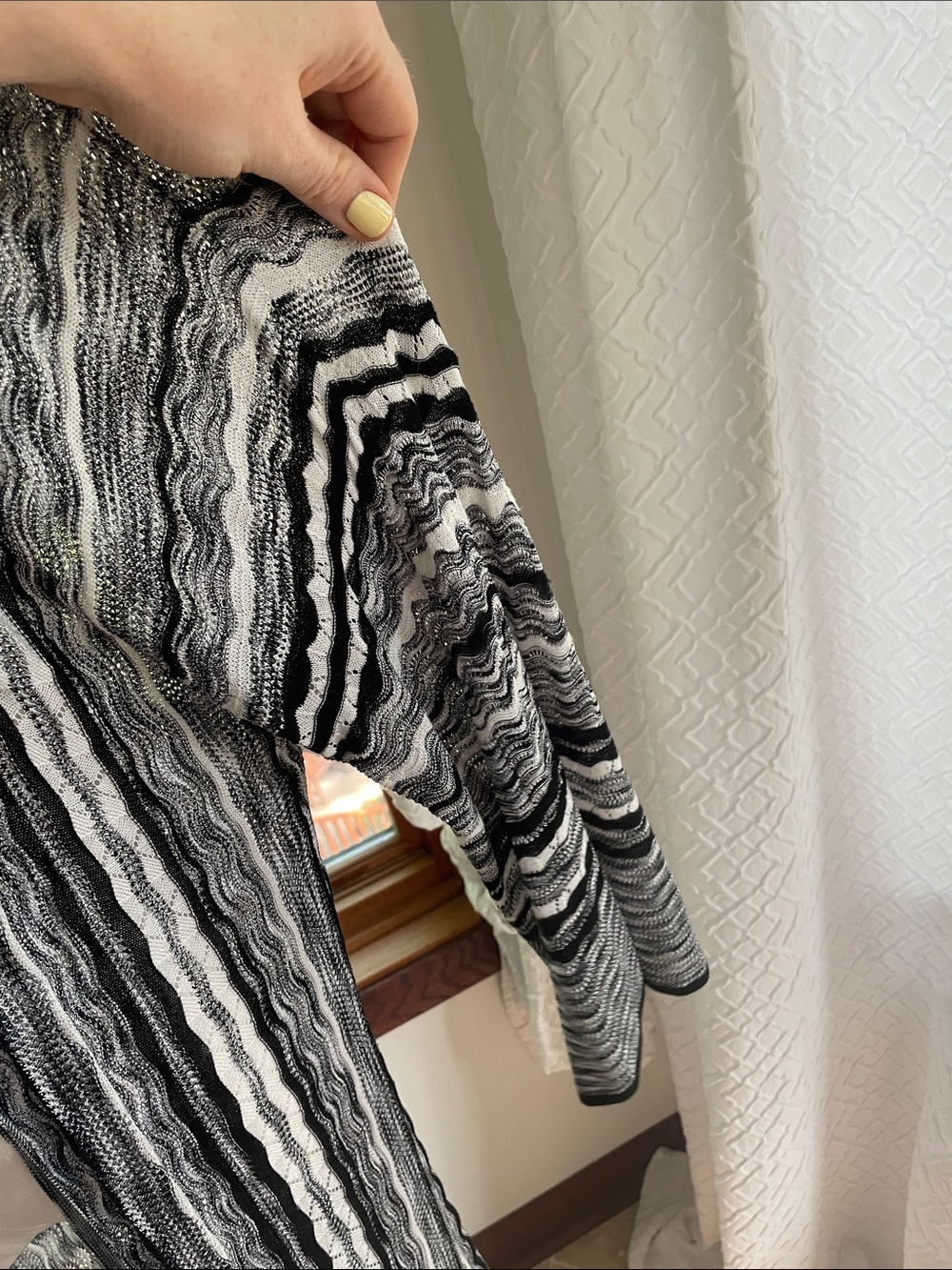 White House Black Market Long Open Duster Small/Medium fit Large too EUC - Picture 6 of 9